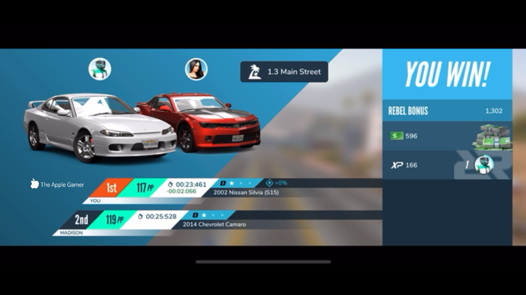 Rebel Racing iOS Game